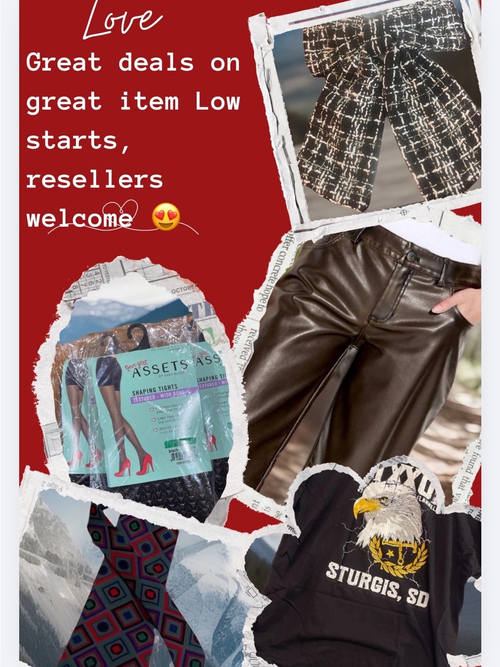 A variety of new with tags items for men, women, and children. Bundle to save